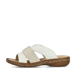 Clearance Women'S Mules Pure White Ladies Mules & Slippers