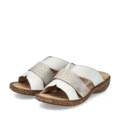 Clearance Women'S Mules Pure White Ladies Mules & Slippers