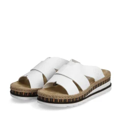 Discount Women'S Mules Pure White Ladies Mules & Slippers