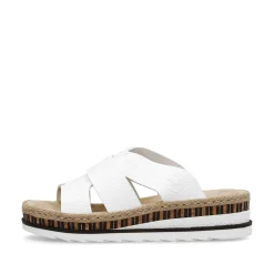 Discount Women'S Mules Pure White Ladies Mules & Slippers