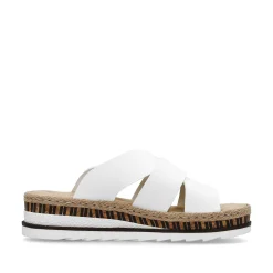 Discount Women'S Mules Pure White Ladies Mules & Slippers