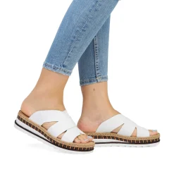 Discount Women'S Mules Pure White Ladies Mules & Slippers