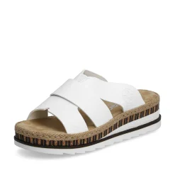 Discount Women'S Mules Pure White Ladies Mules & Slippers
