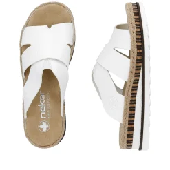 Discount Women'S Mules Pure White Ladies Mules & Slippers
