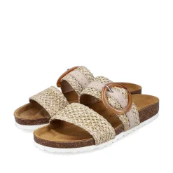 New Women'S Mules Sand Beige Ladies Mules & Slippers