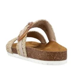 New Women'S Mules Sand Beige Ladies Mules & Slippers