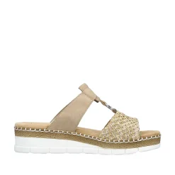 Online Women'S Mules Sand Beige Ladies Mules & Slippers