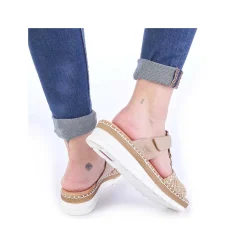 Online Women'S Mules Sand Beige Ladies Mules & Slippers