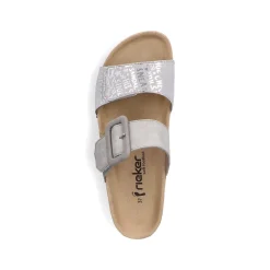 Women'S Mules Silver Gray Ladies Mules & Slippers