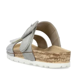 Women'S Mules Silver Gray Ladies Mules & Slippers