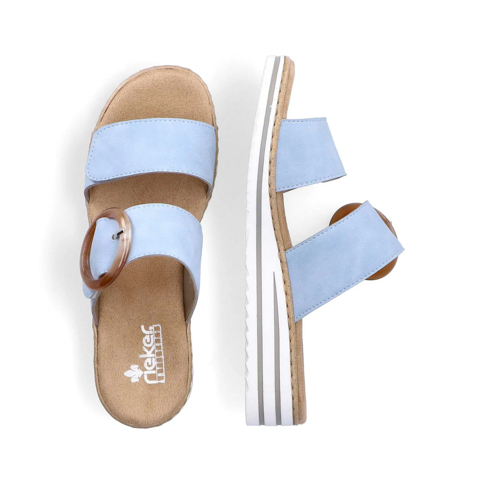 New Women'S Mules Sky Blue Ladies Colorful Styles
