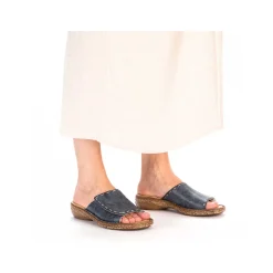 Discount Women'S Mules Slate Blue Ladies Mules & Slippers
