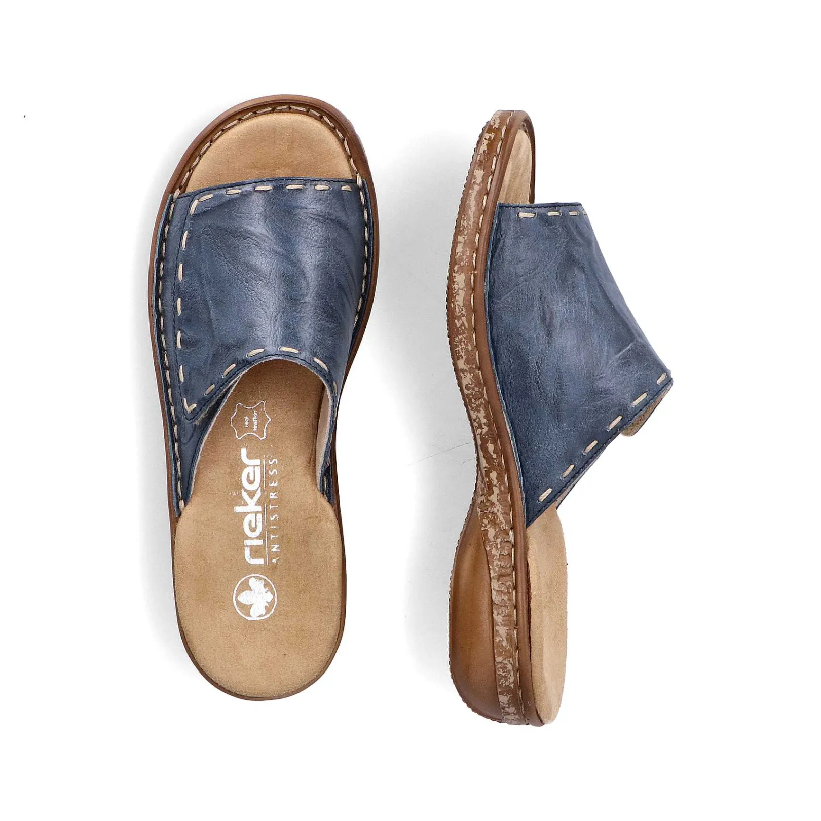 Discount Women'S Mules Slate Blue Ladies Mules & Slippers