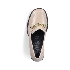 Online Women'S Pumps Cream Beige-Black Ladies Heeled Shoes