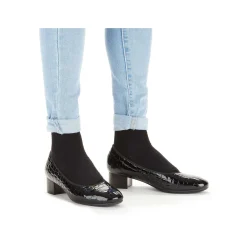 Women'S Pumps Glossy Black Men'S Business Shoes