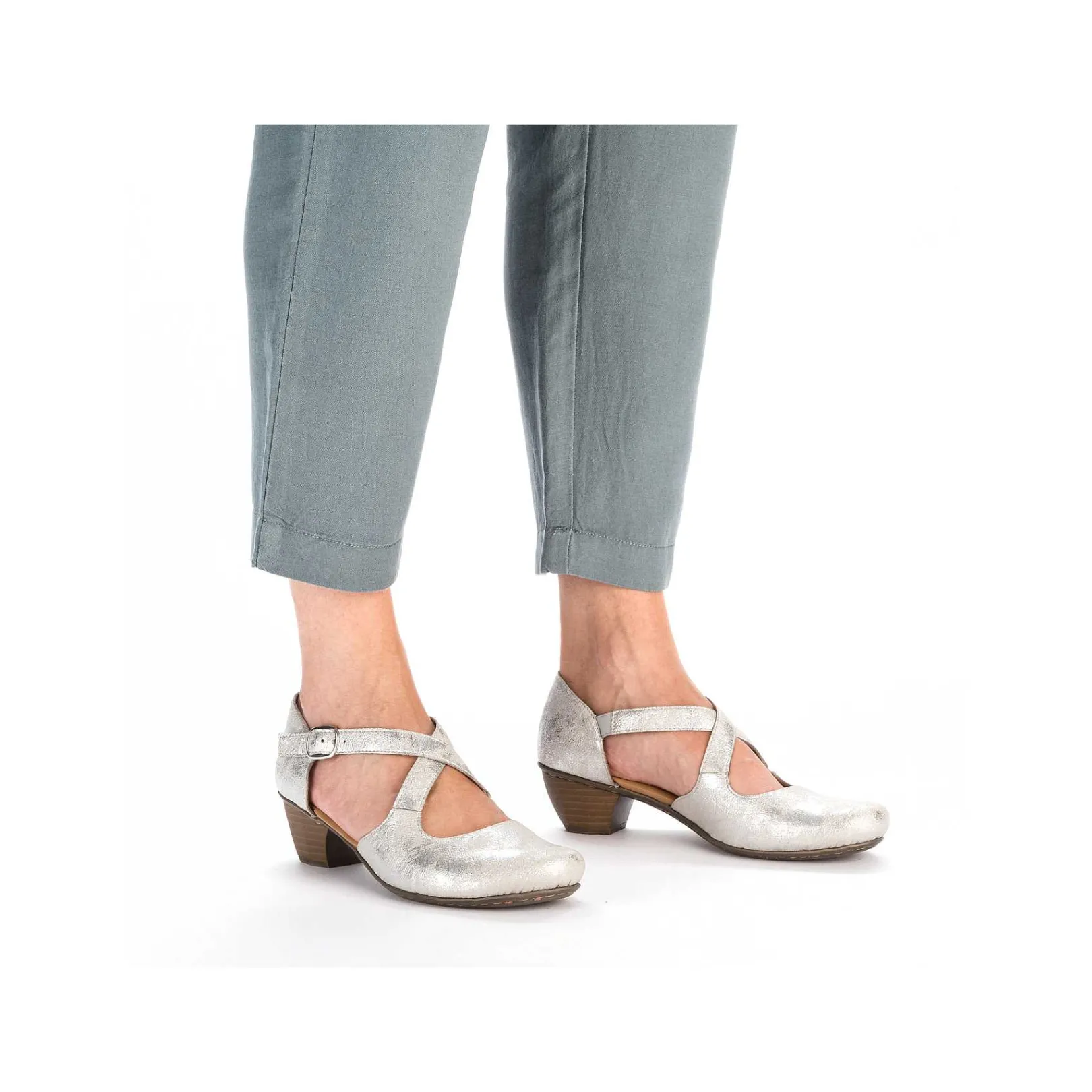 Clearance Women'S Pumps Silver-Platinum Men'S Business Shoes