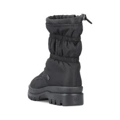 New Women'S Short Boots Jet Black Ladies Ankle Boots & Boots