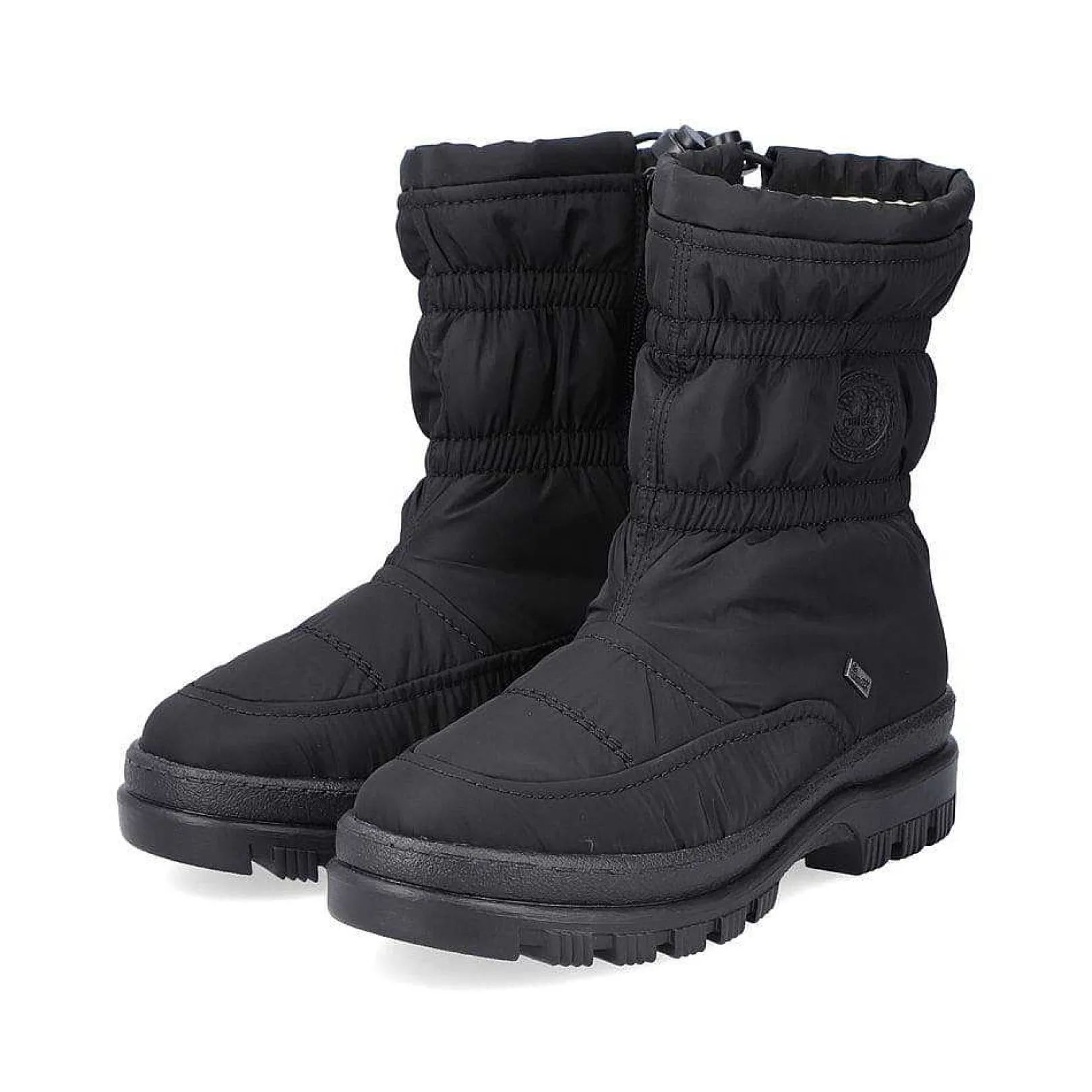 New Women'S Short Boots Jet Black Ladies Ankle Boots & Boots