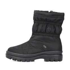 New Women'S Short Boots Jet Black Ladies Ankle Boots & Boots
