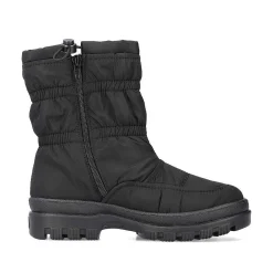New Women'S Short Boots Jet Black Ladies Ankle Boots & Boots