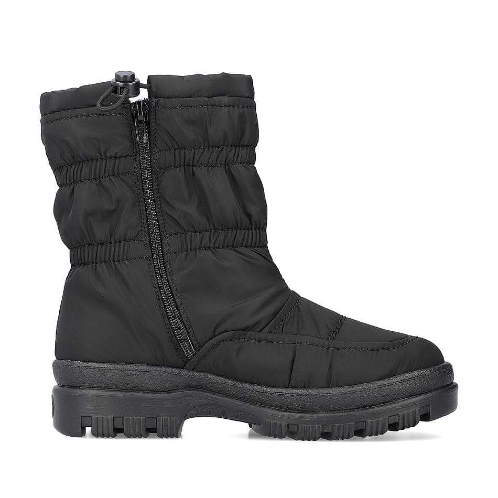 New Women'S Short Boots Jet Black Ladies Ankle Boots & Boots