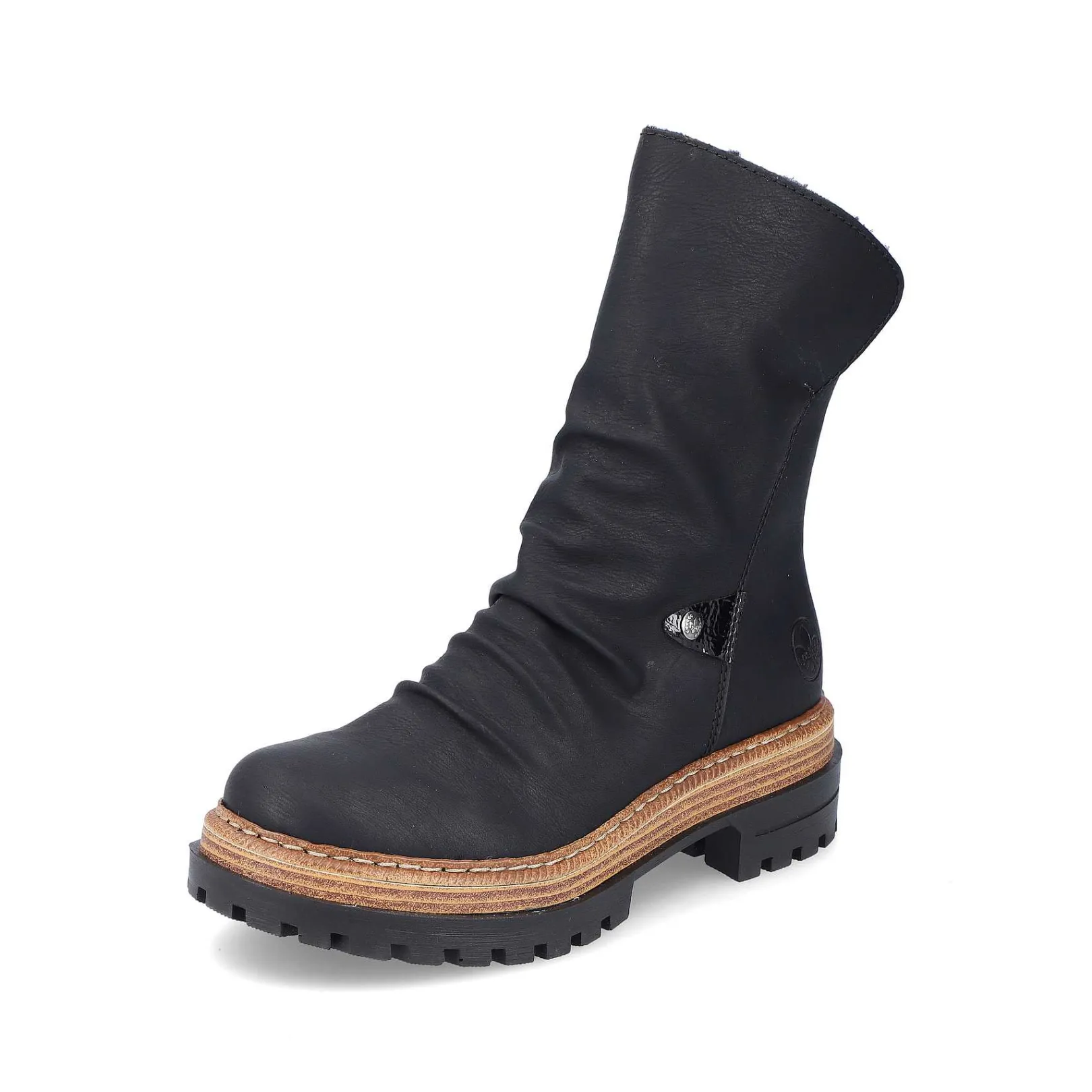 Online Women'S Short Boots Asphalt Black Ladies Ankle Boots & Boots