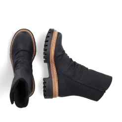 Online Women'S Short Boots Asphalt Black Ladies Ankle Boots & Boots