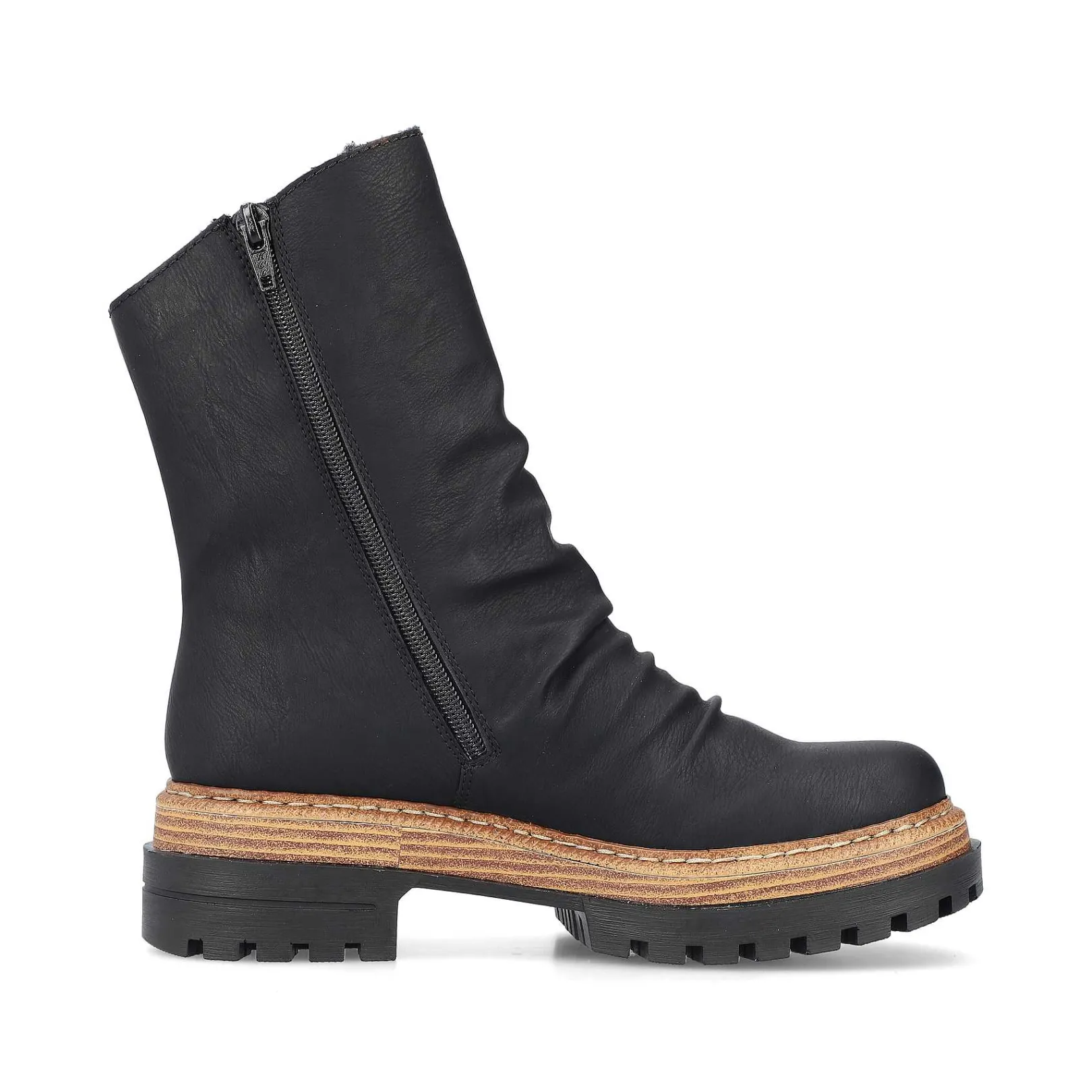 Online Women'S Short Boots Asphalt Black Ladies Ankle Boots & Boots