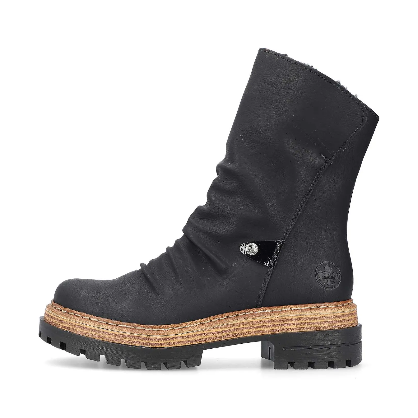 Online Women'S Short Boots Asphalt Black Ladies Ankle Boots & Boots