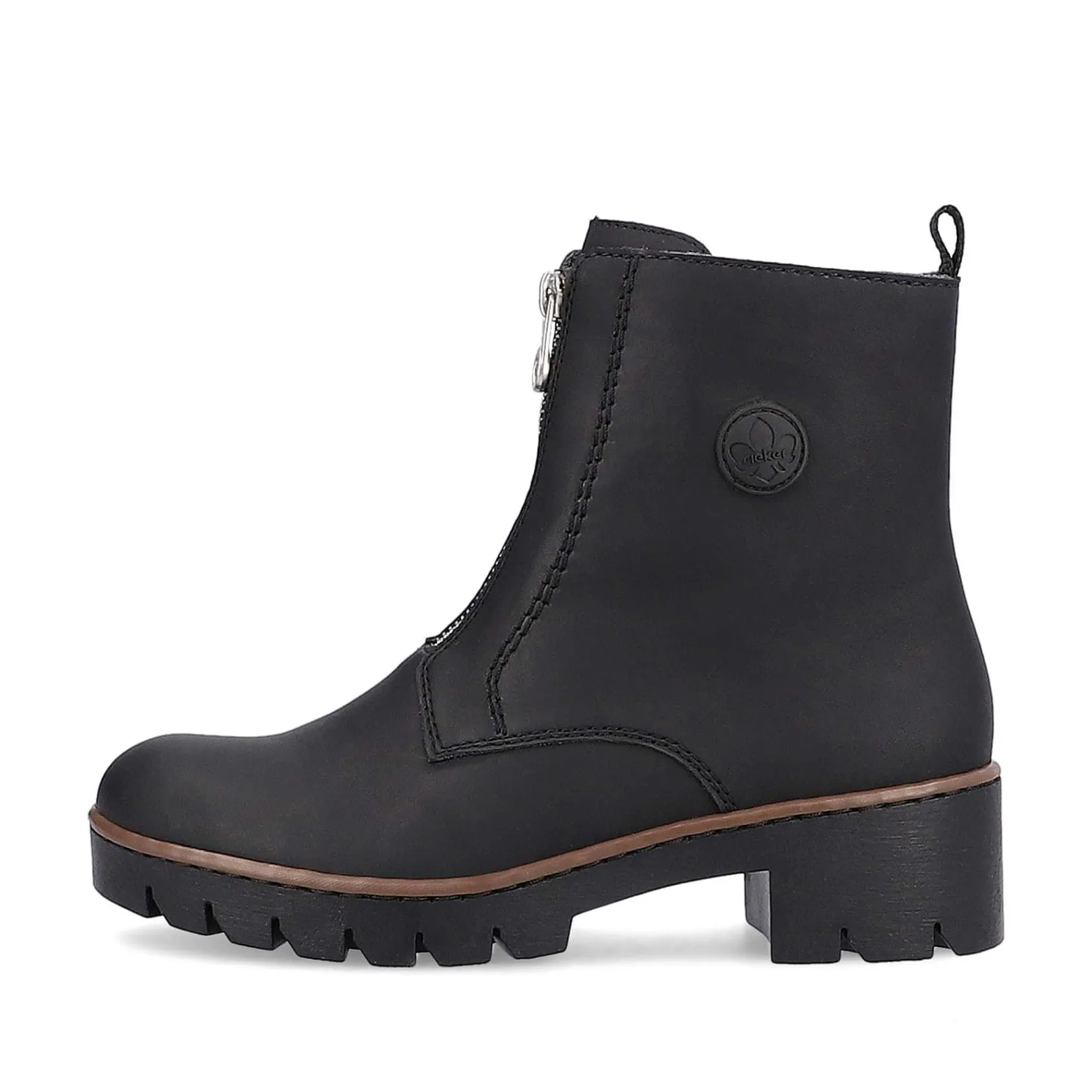 Best Women'S Short Boots Jet Black Ladies Ankle Boots & Boots