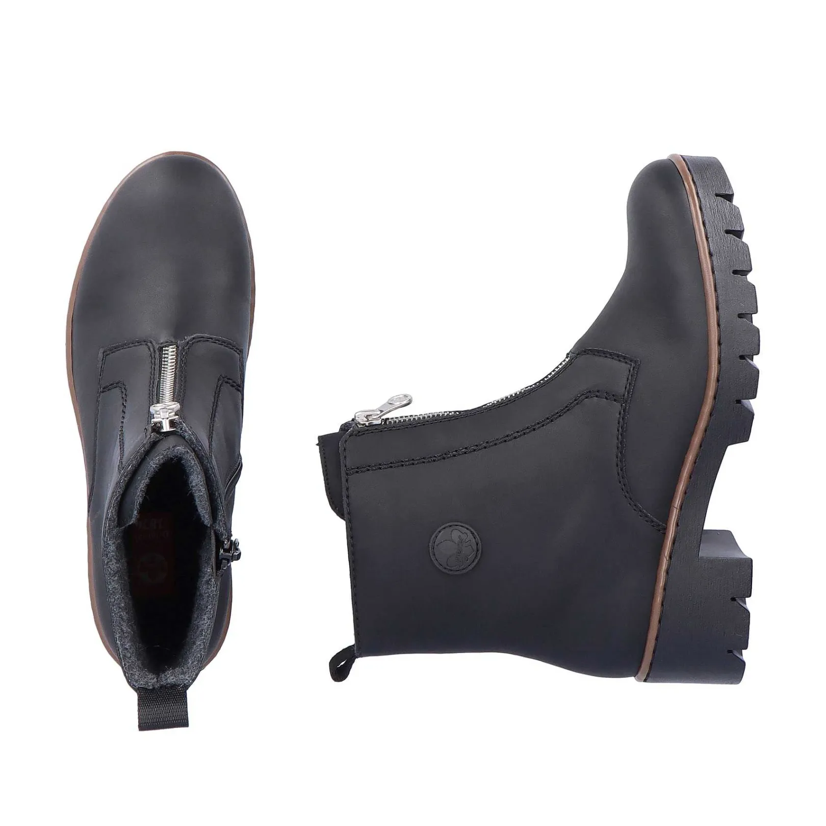 Best Women'S Short Boots Jet Black Ladies Ankle Boots & Boots