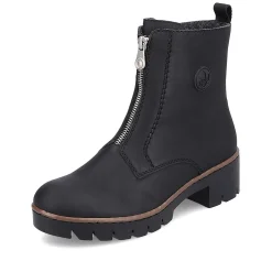 Best Women'S Short Boots Jet Black Ladies Ankle Boots & Boots