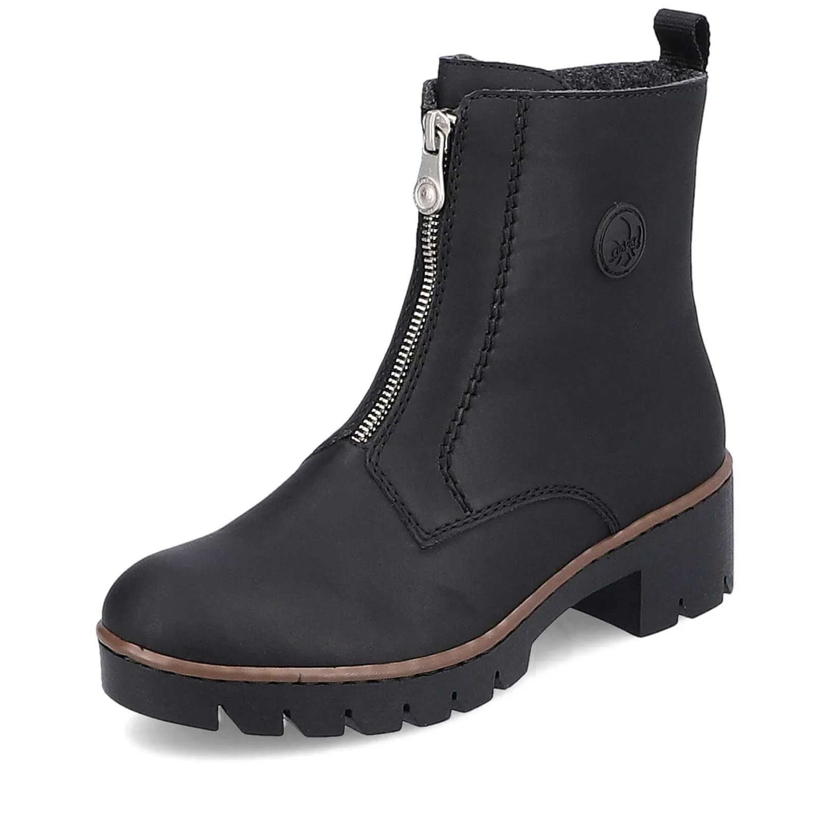 Best Women'S Short Boots Jet Black Ladies Ankle Boots & Boots