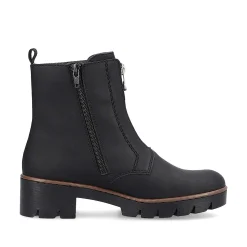 Best Women'S Short Boots Jet Black Ladies Ankle Boots & Boots