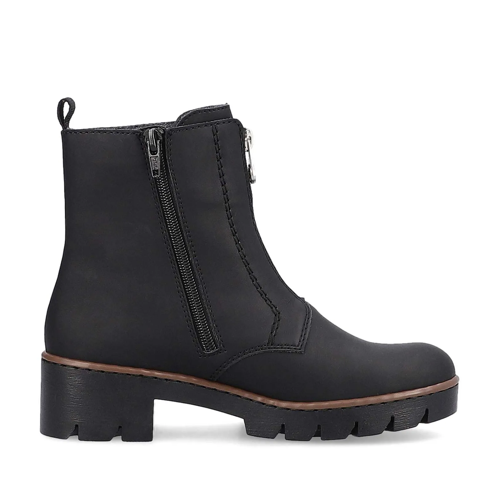 Best Women'S Short Boots Jet Black Ladies Ankle Boots & Boots
