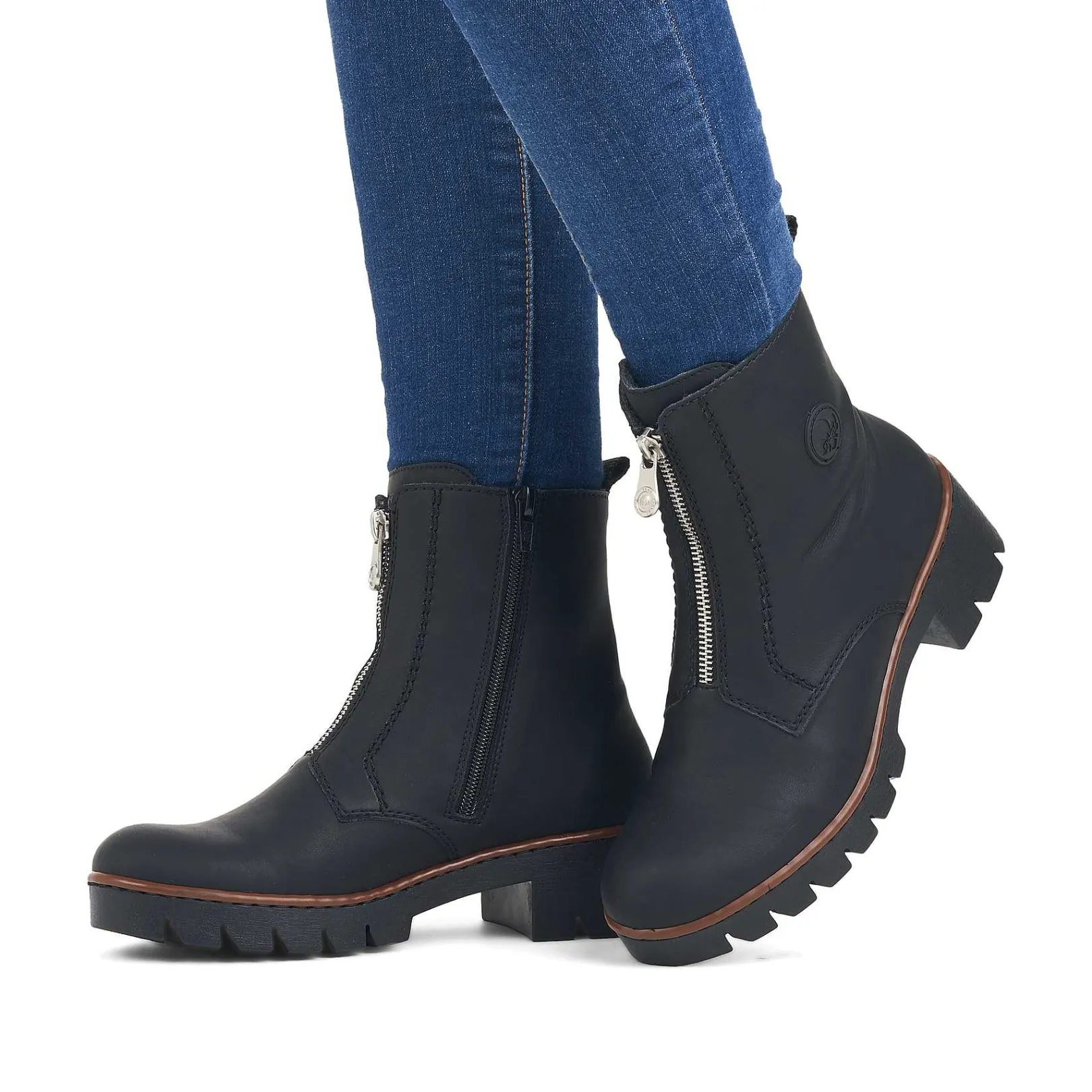 Best Women'S Short Boots Jet Black Ladies Ankle Boots & Boots