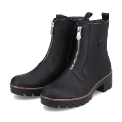 Best Women'S Short Boots Jet Black Ladies Ankle Boots & Boots