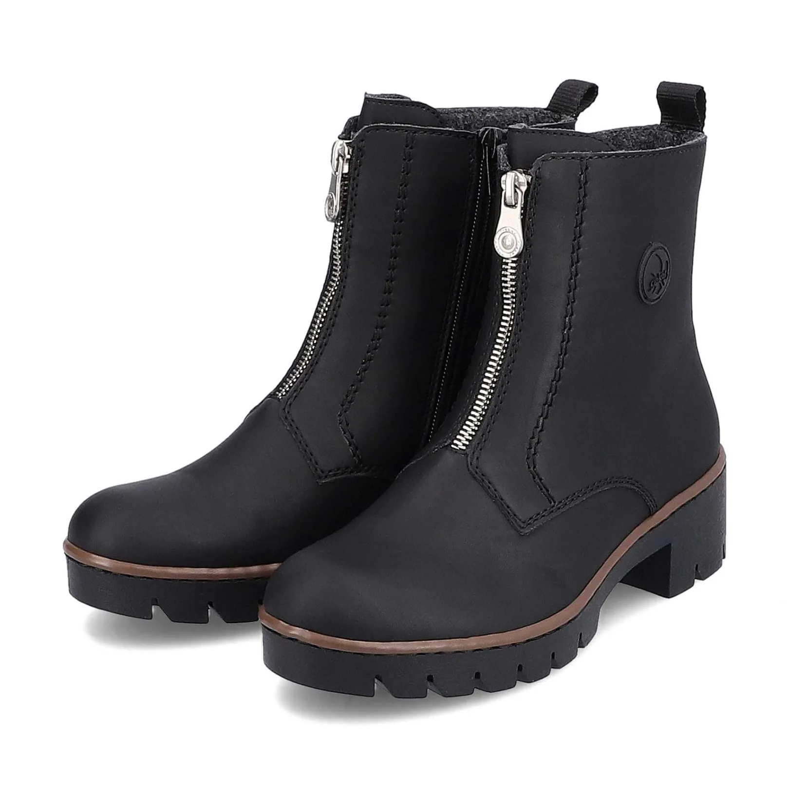Best Women'S Short Boots Jet Black Ladies Ankle Boots & Boots