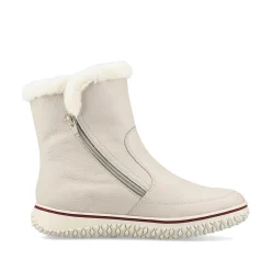 Outlet Women'S Short Boots Cream Beige Ladies Ankle Boots & Boots