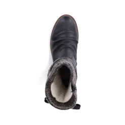 Online Women'S Short Boots Jet Black Ladies Ankle Boots & Boots