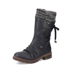 Online Women'S Short Boots Jet Black Ladies Ankle Boots & Boots