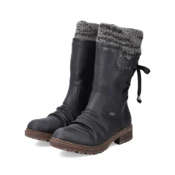 Online Women'S Short Boots Jet Black Ladies Ankle Boots & Boots