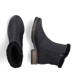 Discount Women'S Short Boots Jet Black Ladies Ankle Boots & Boots
