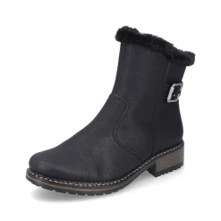 Discount Women'S Short Boots Jet Black Ladies Ankle Boots & Boots