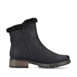 Discount Women'S Short Boots Jet Black Ladies Ankle Boots & Boots