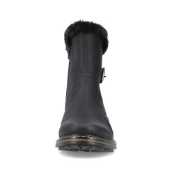 Discount Women'S Short Boots Jet Black Ladies Ankle Boots & Boots