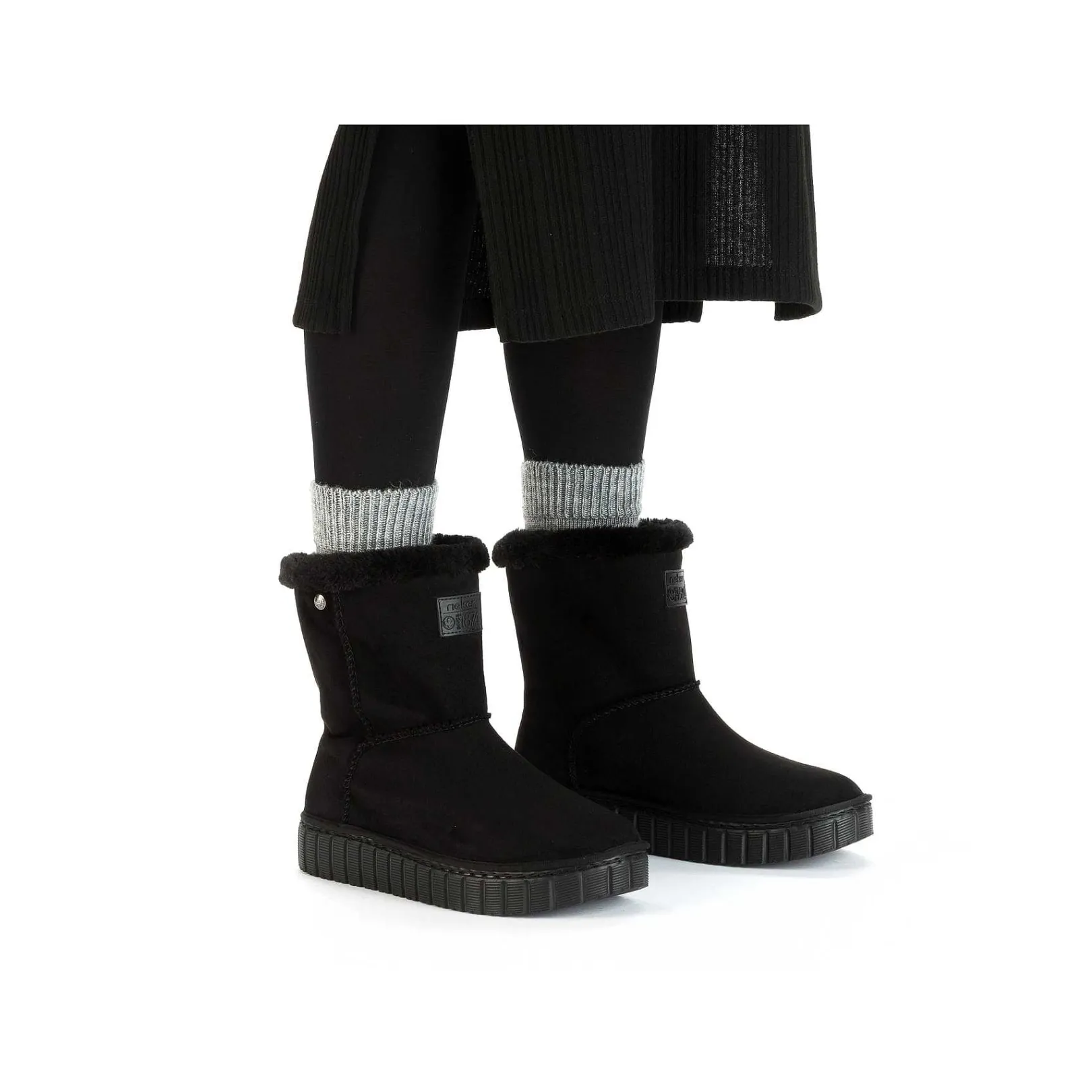 Online Women'S Short Boots Jet Black Ladies Ankle Boots & Boots