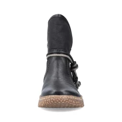 Sale Women'S Short Boots Jet Black Ladies Ankle Boots & Boots