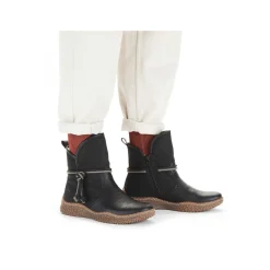 Sale Women'S Short Boots Jet Black Ladies Ankle Boots & Boots