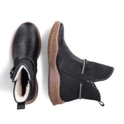 Sale Women'S Short Boots Jet Black Ladies Ankle Boots & Boots